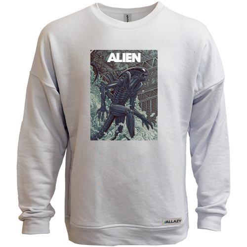 Світшот без начісу з постером Alien