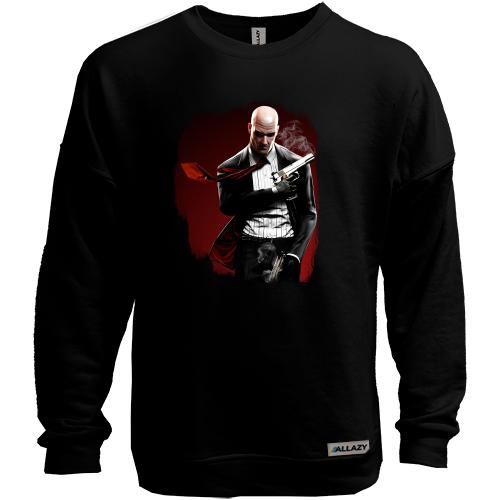 Свитшот без начеса с Hitman (Хитмен)