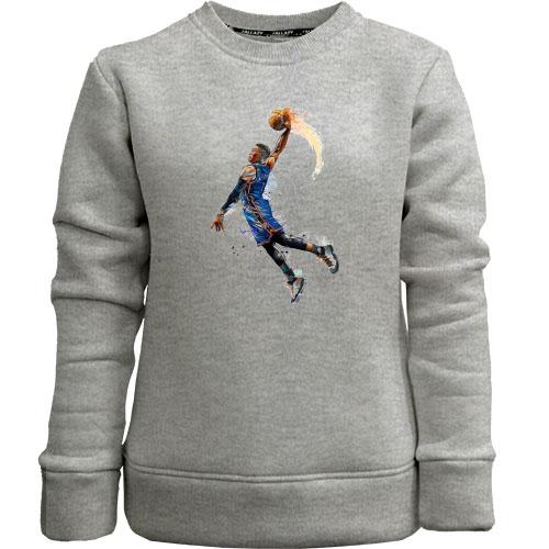 Детский свитшот без начеса с Russell Westbrook
