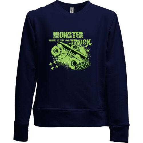 Детский свитшот без начеса Monster Trucks