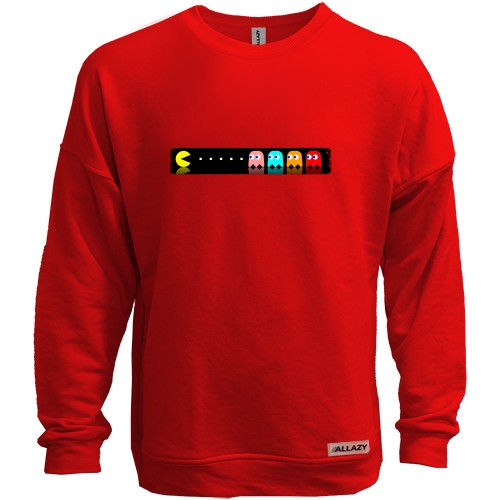 Світшот без начісу з Pac man