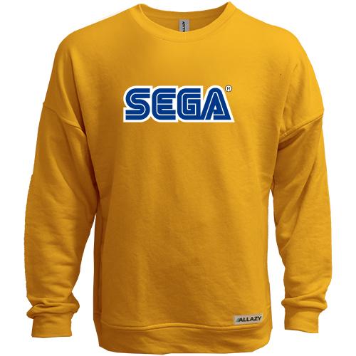Свитшот без начеса с логотипом SEGA