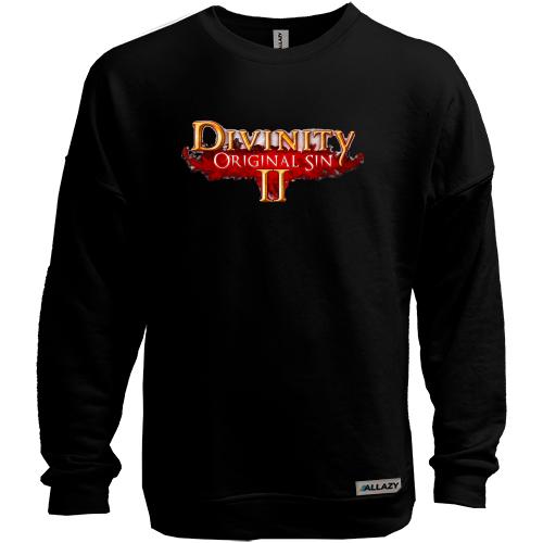 Свитшот без начеса с постером игры Divinity 2 - Original Sin