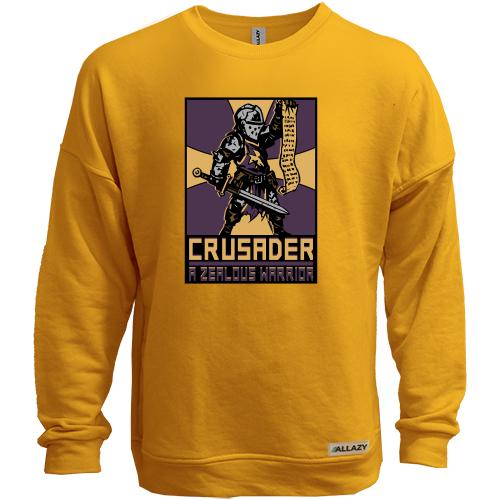 Свитшот без начеса с постером Crusader