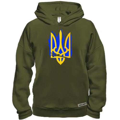 Худи BASE з Байрактаром та Тризубом