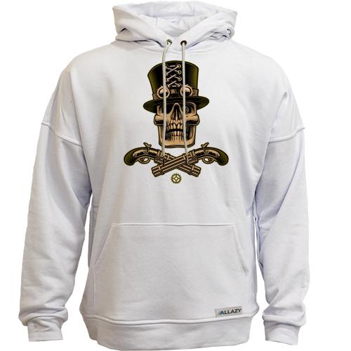 Худи без начісу Череп Skull and Guns