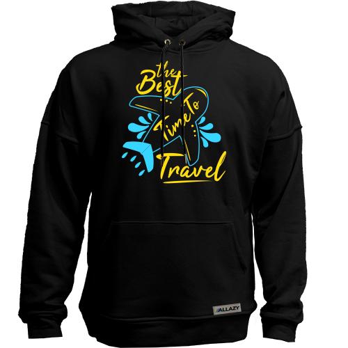 Худи без начеса Best time to travel