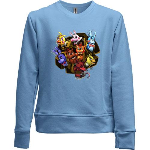 Дитячий світшот без начісу FNAF Toys ART