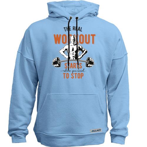 Худи без начісу The Real Workout