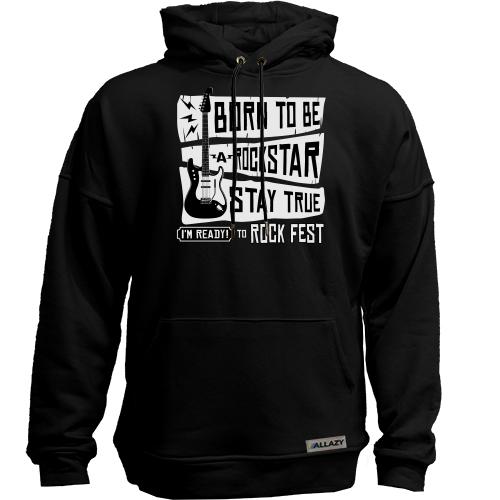 Худи без начеса Born to be a Rockstar