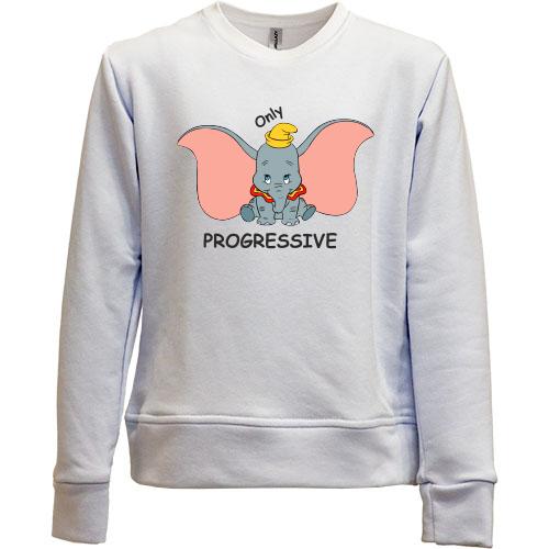 Дитячий світшот без начісу Only progressive