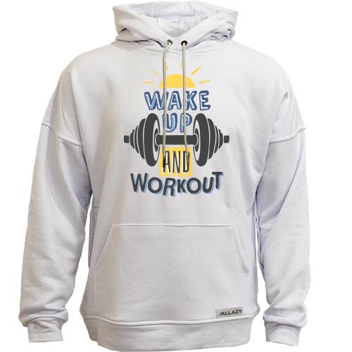 Худи без начеса WakeUp and WorkOut