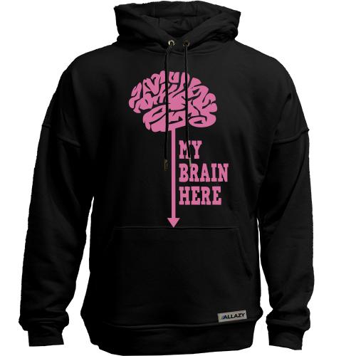 Худи без начісу My brain here