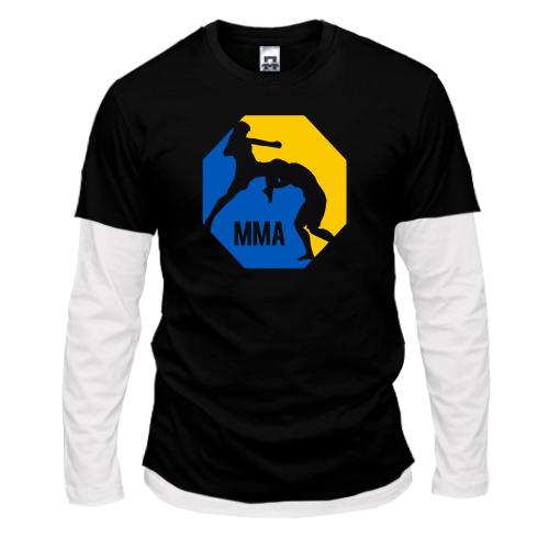 Комбінований лонгслів MMA ua