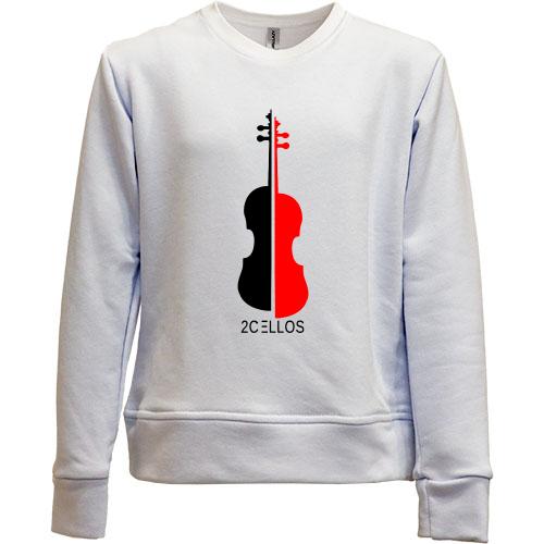 Дитячий світшот без начісу 2 CELLOS