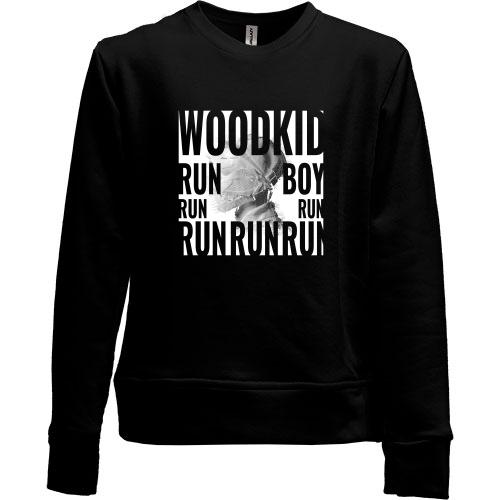 Детский свитшот без начеса Woodkid - Run boy