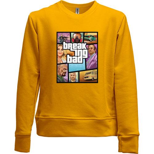 Дитячий світшот без начісу Breaking Bad (в стилі GTA)