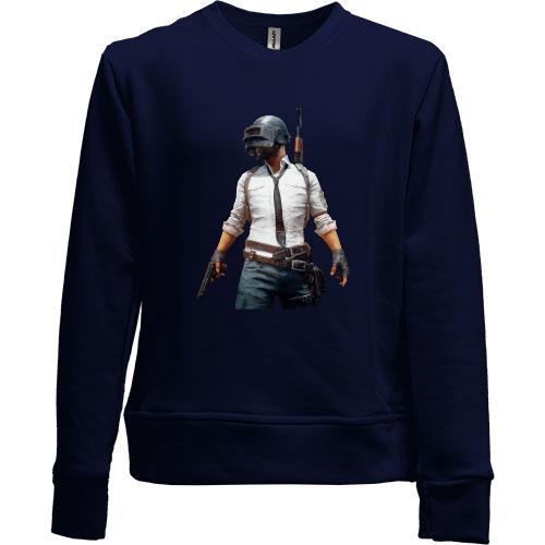 Детский свитшот без начеса PUBG boy