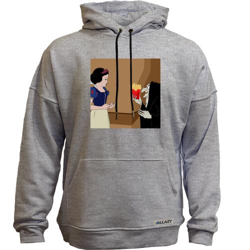 Худи без начісу Snow White and French fries