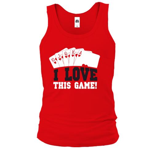 Чоловіча майка I love tnis game