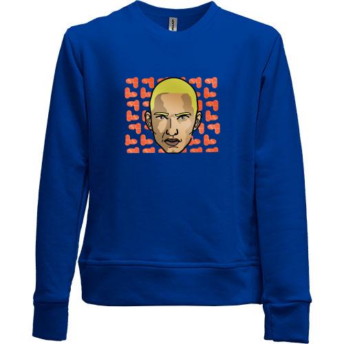 Детский свитшот без начеса с Eminem (иллюстрация)
