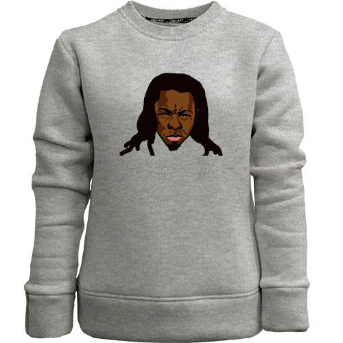 Дитячий світшот без начісу зі злим Lil Wayne (2)