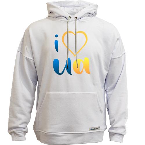 Худи без начеса I love UA