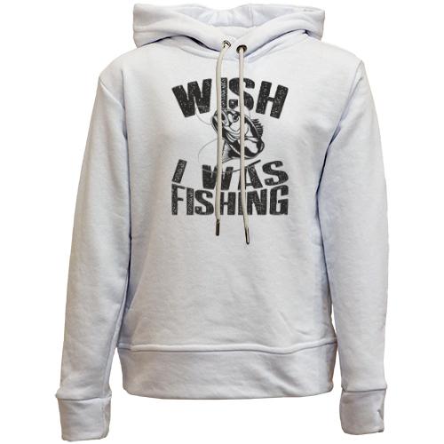 Детский худи без флиса Wish I was fishing