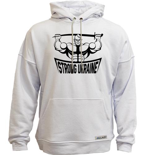 Худи без начеса Strong Ukraine  Казак с саблей