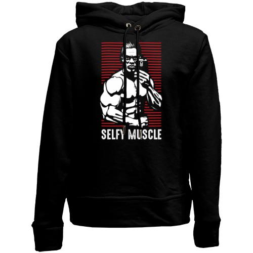 Дитячій худі без флісу Selfie Muscle