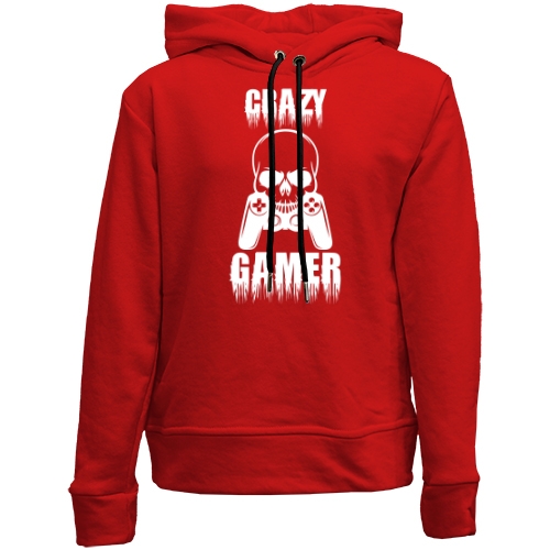Детский худи без флиса Crazy Gamer