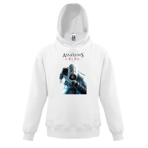 Дитяча толстовка з Альтаїром із Assassin’s Creed та офіційним логотипом гри