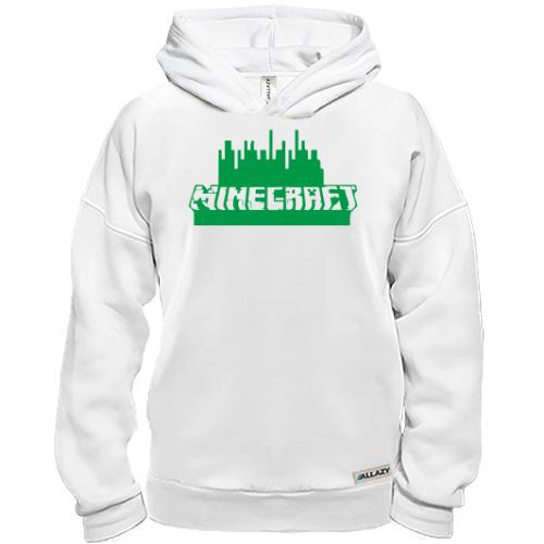 Худи BASE Minecraft Green Logo