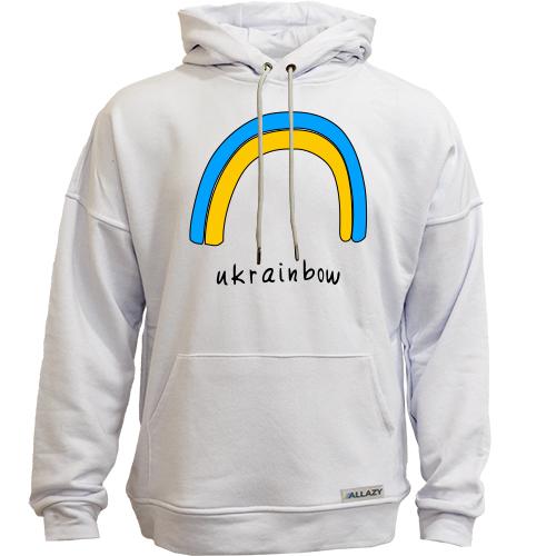 Худи без начеса Ukrainbow (флаг-радуга)