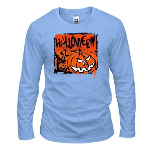 Лонгслив Halloween Тыквы Арт