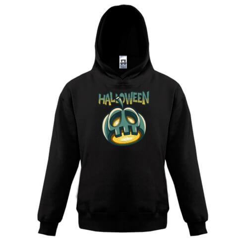 Дитяча толстовка Halloween Сіра Гарбуз