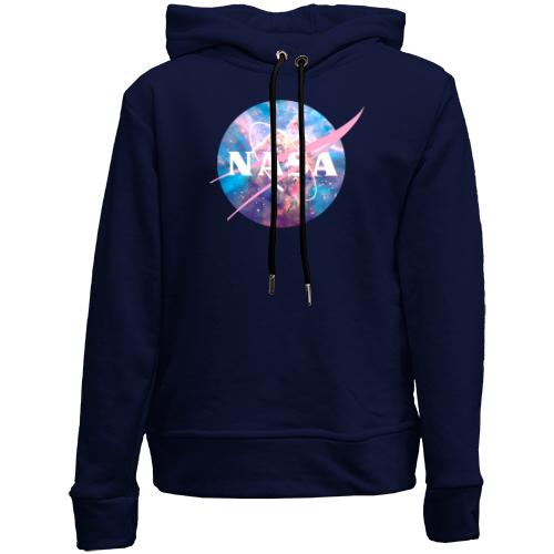 Дитячій худі без флісу NASA (барвистий космос)