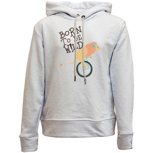 Детский худи без флиса Born to be W!ld