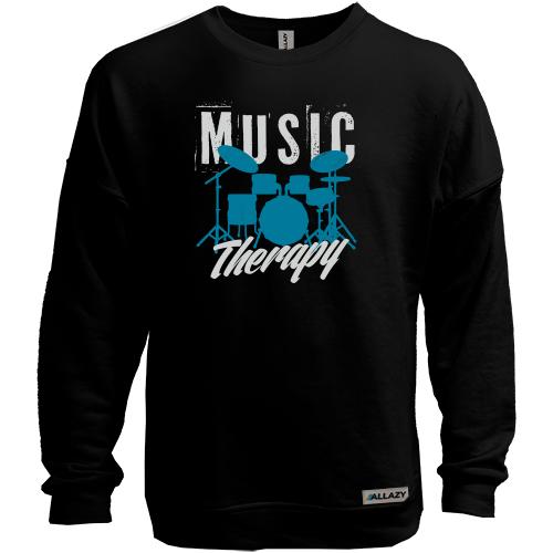 Світшот без начісу Music Therapy