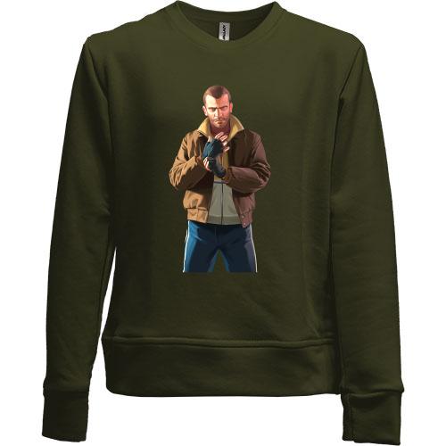 Дитячий світшот без начісу з Нико Белликом (GTA 4)