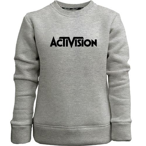 Детский свитшот без начеса с логотипом Activision