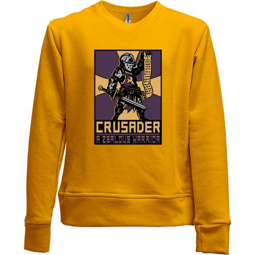 Дитячий світшот без начісу з постером Crusader