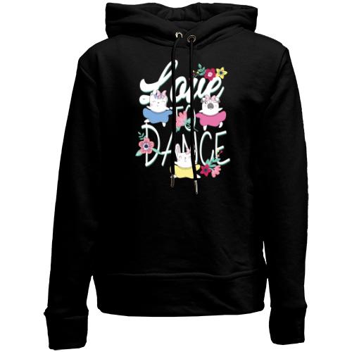 Дитячій худі без флісу Love to Dance