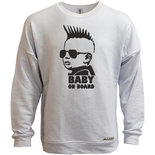 Світшот без начісу Baby on board