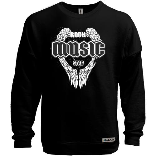 Світшот без начісу Rock music star