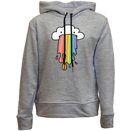 Дитячій худі без флісу Rainbow cloud