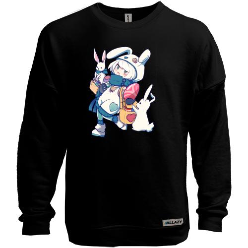 Свитшот без начеса Anime Bunny