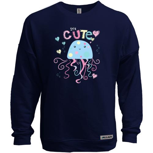 Свитшот без начеса Cute Jellyfish