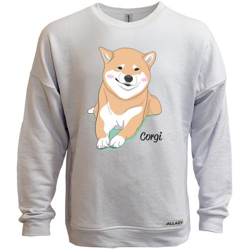Світшот без начісу Corgi
