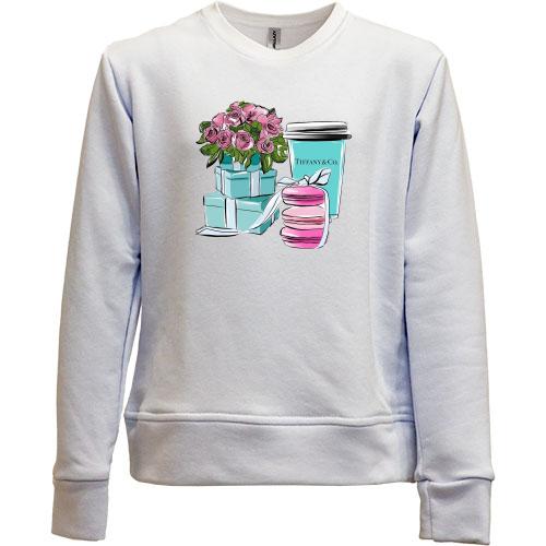 Детский свитшот без начеса Tiffany Co